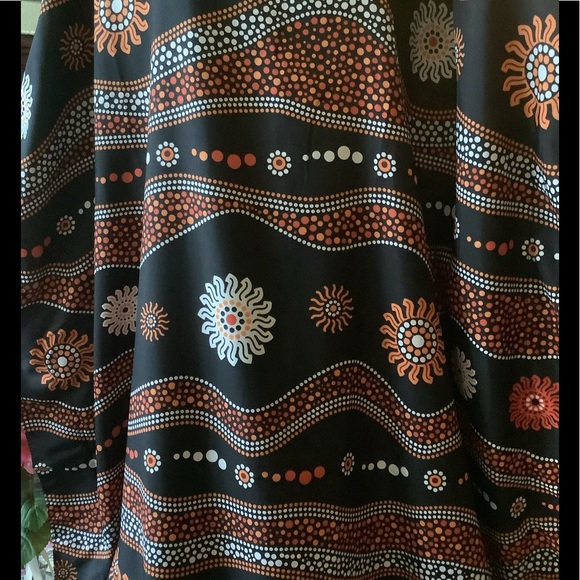 🌻NWT WINLAR EARTH WAVES COVERUP/ CAFTAN - Picture 3 of 10